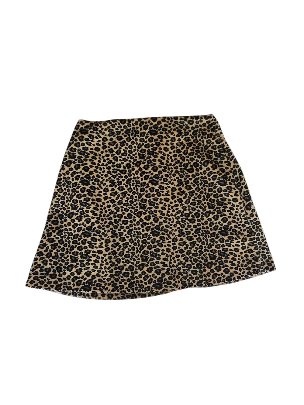 In Charge Leopard Print Mini Skirt - Tan/Black